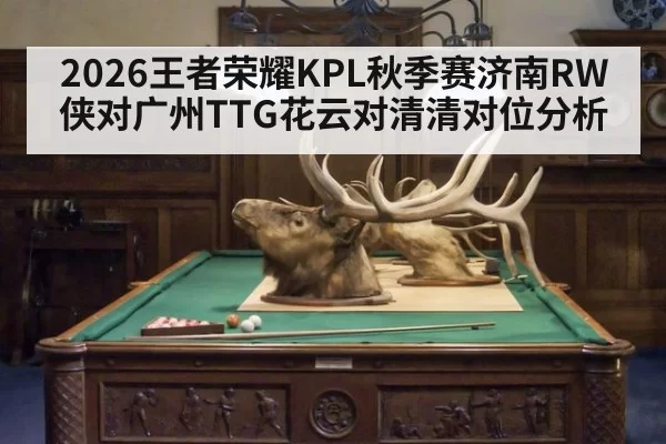 2026王者荣耀KPL秋季赛济南RW侠对广州TTG花云对清清对位分析